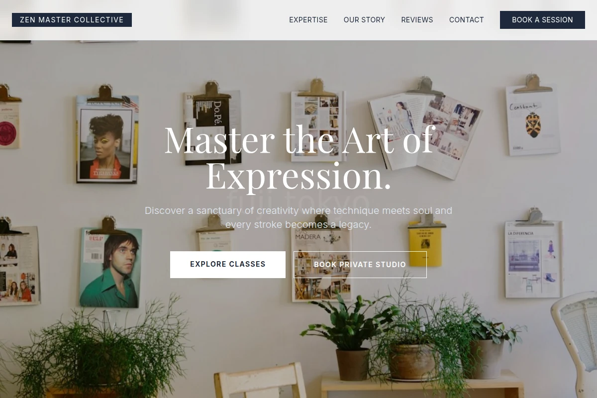 Minimal Art Studio