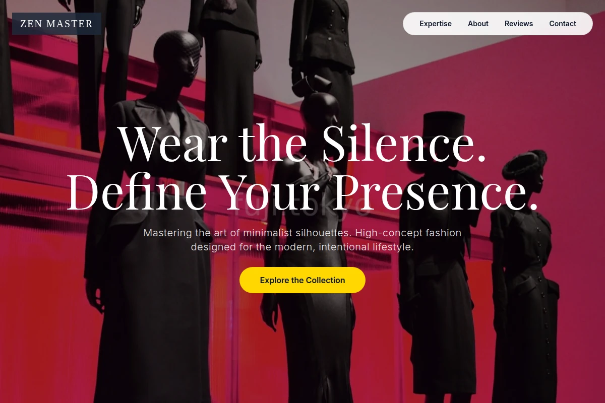 Minimal Fashion Design